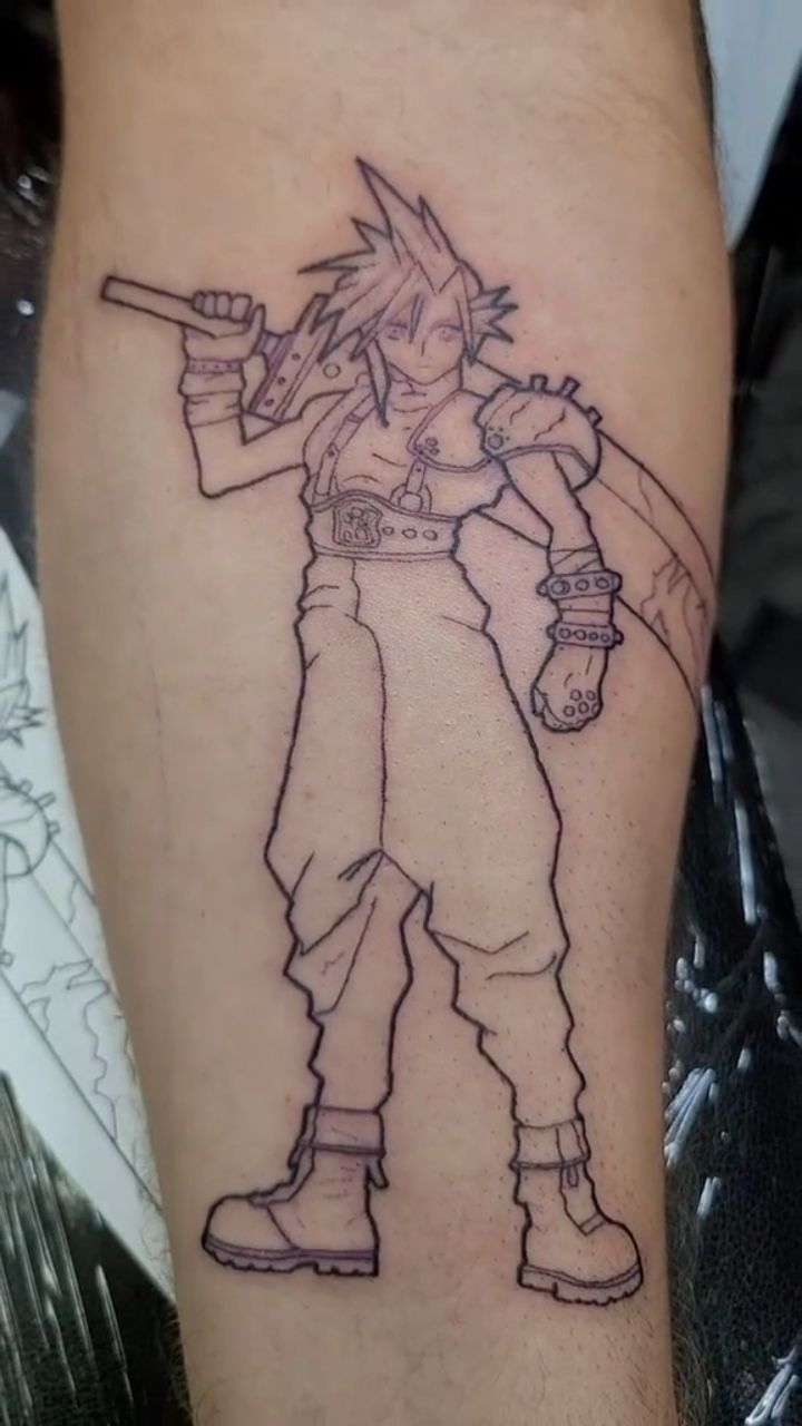 Where are the gaming nerds? 
.
.
.
.
#finalfantasy #finalfantasytattoo #marylandtattooartist #dmvartists #dmv #redoctopustattoo