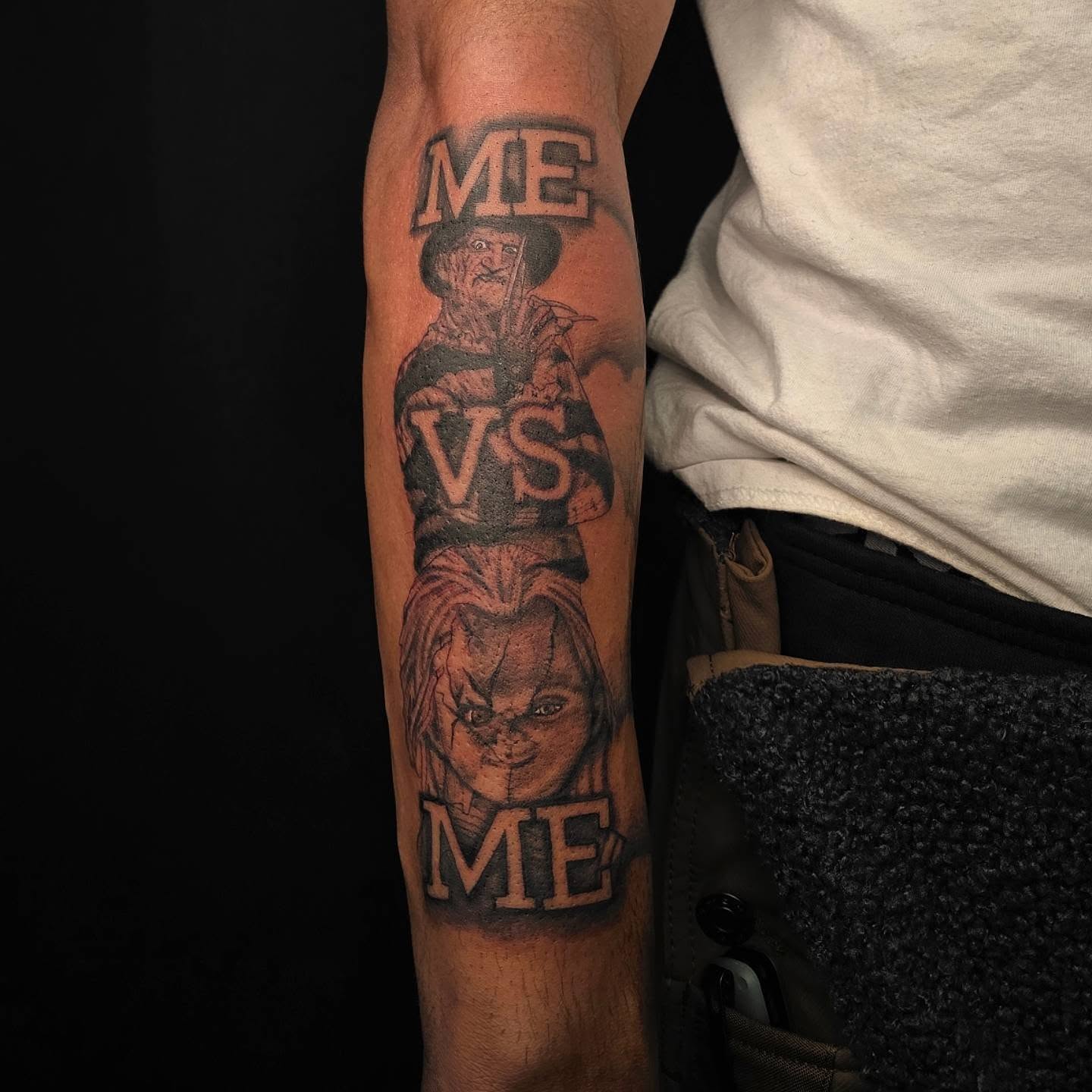 Thank you Xavier for allowing me to do this piece for you, cant wait to continue the sleeve! 
.
.
.
.
#redoctopusmaryland #dmvartists #marylandtattooartist #dmv #horrortattoos