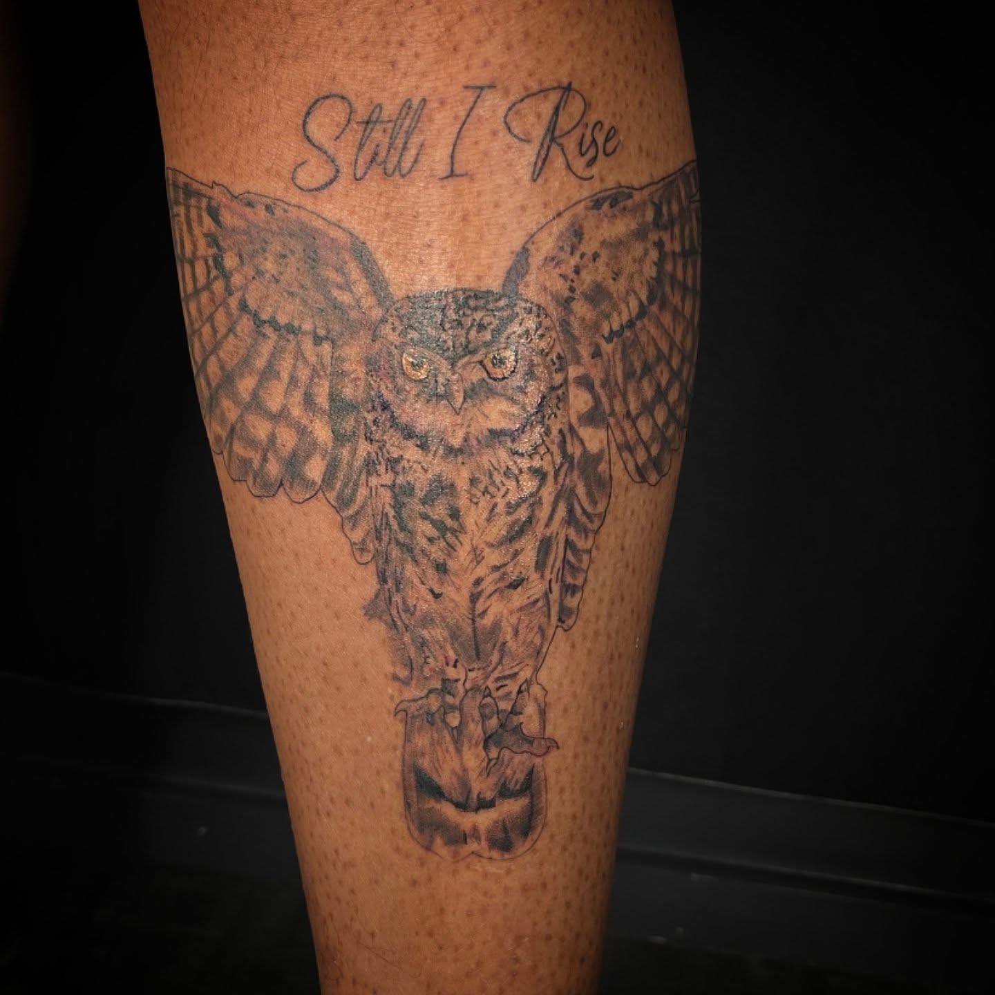Thank you Platrina for another awesome tattoo!
.
.
.
 
#owltattoo #redoctopustattoo #dmvartists #marylandtattooartist